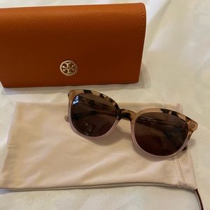 Pink and Tortoise Women’s Tory Burch Sunglasses